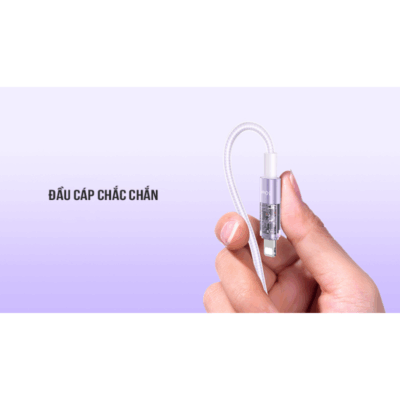 Cáp Sạc Nhanh Remax RC-C163 Type-C to Lightning 30W Dài 1.2M - Nâng tầm trải nghiệm sạc cho thiết bị Apple của bạn với cáp <strong>Remax RC-C163</strong> Type-C to Lightning 30W. Hỗ trợ sạc nhanh Power Delivery (PD) lên đến 30W, <strong>Remax RC-C163</strong> giúp nạp đầy năng lượng cho iPhone và iPad chỉ trong chớp mắt. Với thiết kế bọc dù siêu bền, chống đứt gãy và chống rối hiệu quả, <strong>Remax RC-C163</strong> đảm bảo tuổi thọ lâu dài. Tương thích hoàn hảo, truyền dữ liệu ổn định và an toàn tuyệt đối, <strong>Remax RC-C163</strong> là lựa chọn lý tưởng cho mọi nhu cầu sạc của bạn.