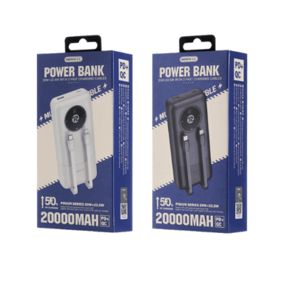 Sạc Dự Phòng Remax RPP-38, 20000mAh, Sạc Nhanh 22.5W, Kèm 2 Cáp Type-C Và Lightning Sạc Dự Phòng Remax RPP-38, 20000mAh, Sạc Nhanh 22.5W, Kèm 2 Cáp Type-C Và Lightning - <span class="ng-star-inserted">Đừng bao giờ lo hết pin với sạc dự phòng </span><strong class="ng-star-inserted"><span class="ng-star-inserted">Remax RPP-38</span></strong><span class="ng-star-inserted"> dung lượng khủng 20.000mAh. Thiết bị này cung cấp đủ năng lượng để sạc nhiều lần cho điện thoại, máy tính bảng của bạn. Với khả năng sạc nhanh đa cổng, </span><strong class="ng-star-inserted"><span class="ng-star-inserted">Remax RPP-38</span></strong><span class="ng-star-inserted"> giúp nạp đầy năng lượng cho nhiều thiết bị cùng lúc một cách hiệu quả. Thiết kế nhỏ gọn, màn hình hiển thị pin tiện lợi và các tính năng an toàn vượt trội, </span><strong class="ng-star-inserted"><span class="ng-star-inserted">Remax RPP-38</span></strong><span class="ng-star-inserted"> là người bạn đồng hành lý tưởng cho mọi chuyến đi và mọi nhu cầu sử dụng hàng ngày.</span>