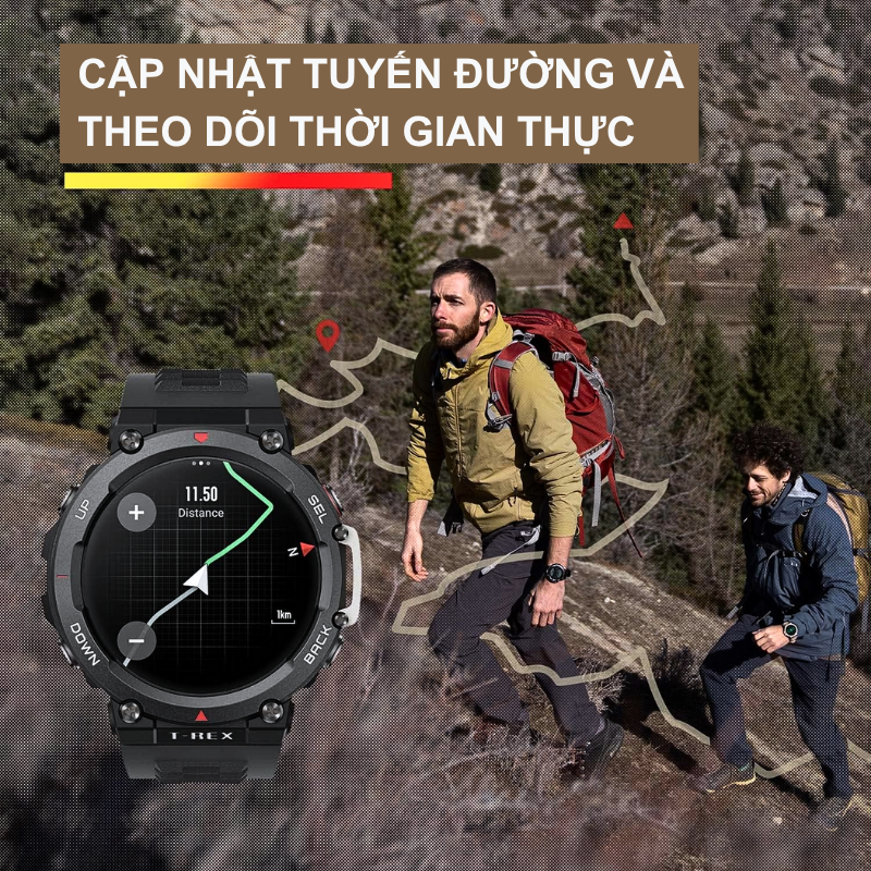 Đồng hồ thông minh Amazfit T-Rex 2 - Chinh phục mọi cực hạn, khám phá không giới hạn Đồng hồ thông minh Amazfit T-Rex 2 - Chinh phục mọi cực hạn, khám phá không giới hạn - Hình ảnh 11