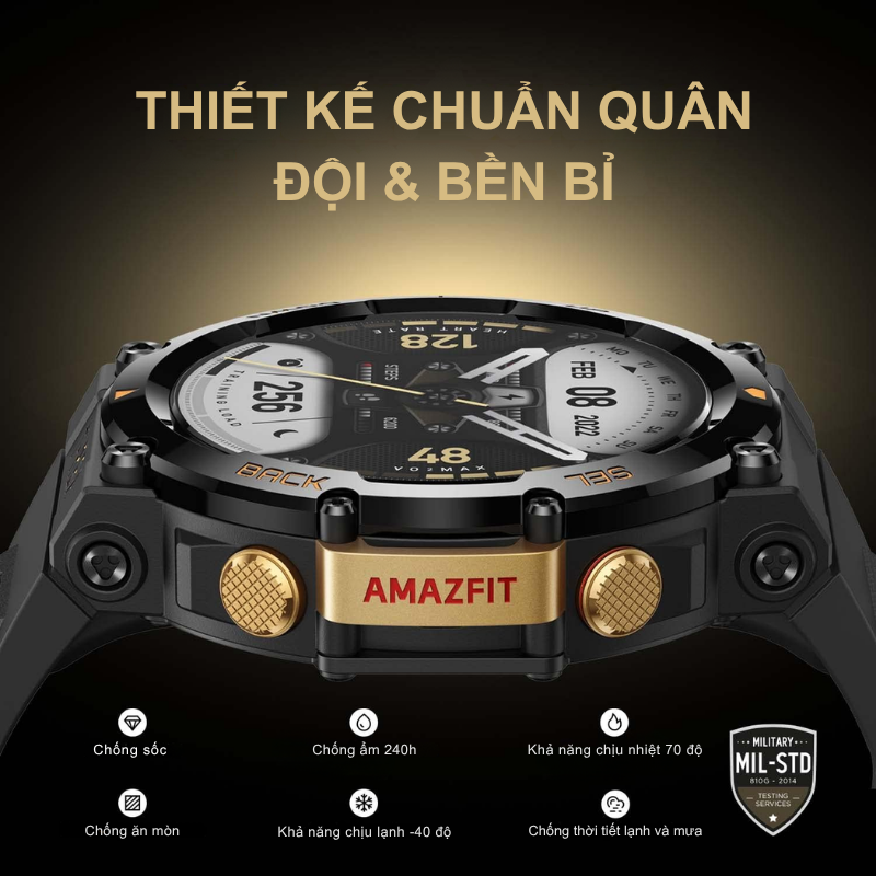 Đồng hồ thông minh Amazfit T-Rex 2 - Chinh phục mọi cực hạn, khám phá không giới hạn Đồng hồ thông minh Amazfit T-Rex 2 - Chinh phục mọi cực hạn, khám phá không giới hạn - Hình ảnh 5