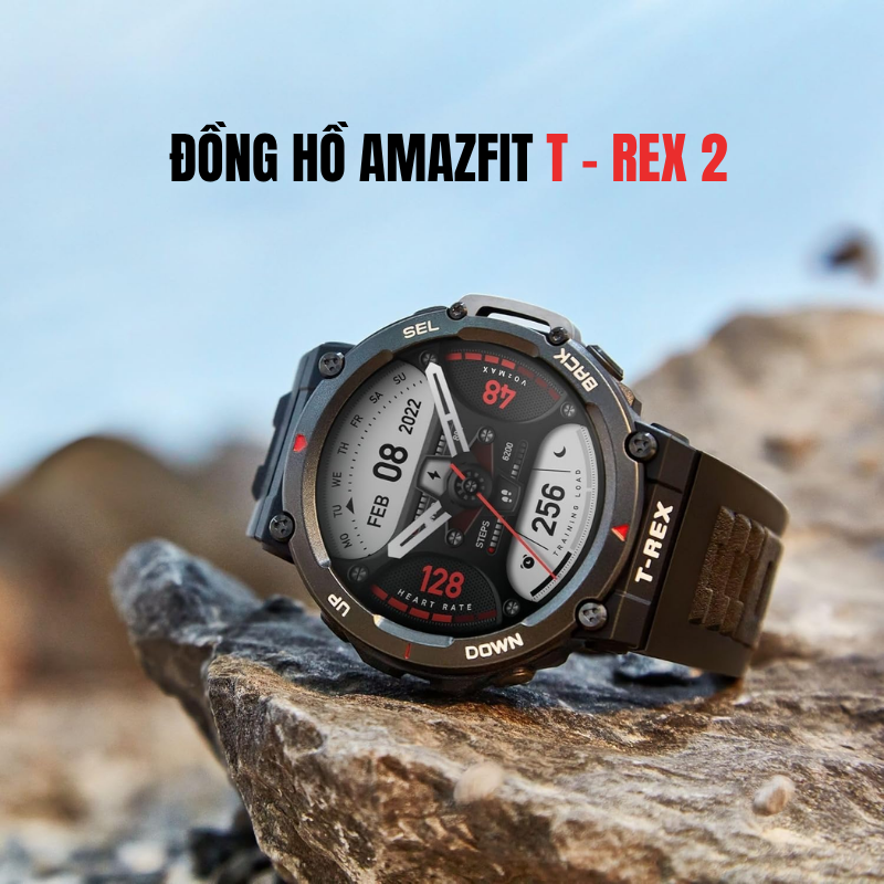 Đồng hồ thông minh Amazfit T-Rex 2 - Chinh phục mọi cực hạn, khám phá không giới hạn Đồng hồ thông minh Amazfit T-Rex 2 - Chinh phục mọi cực hạn, khám phá không giới hạn - Hình ảnh 2
