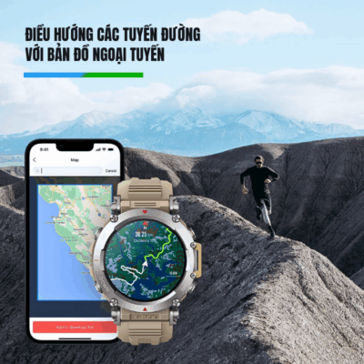 Đồng hồ thông minh Amazfit T-Rex Ultra - Đỉnh cao bền bỉ, hiệu suất vượt trội, chinh phục mọi giới hạn Đồng hồ thông minh Amazfit T-Rex Ultra - Đỉnh cao bền bỉ, hiệu suất vượt trội, chinh phục mọi giới hạn - Khám phá sức mạnh vô hạn cùng <strong>Amazfit T-Rex Ultra</strong>, chiếc đồng hồ thông minh siêu cao cấp dành cho những nhà thám hiểm chuyên nghiệp. Với thiết kế bằng thép không gỉ, đạt 15 tiêu chuẩn quân đội MIL-STD-810H và khả năng chống nước 10 ATM, <strong>Amazfit T-Rex Ultra</strong> thách thức mọi môi trường. Tích hợp định vị GNSS băng tần kép cực kỳ chính xác, màn hình AMOLED sắc nét, thời lượng pin siêu khủng và khả năng hoạt động ở -30°C. Theo dõi sức khỏe toàn diện và hơn 160 chế độ thể thao, <strong>Amazfit T-Rex Ultra</strong> là công cụ tối thượng giúp bạn chinh phục mọi đỉnh cao.