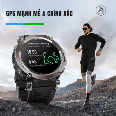 Đồng hồ thông minh Amazfit T-Rex Ultra - Đỉnh cao bền bỉ, hiệu suất vượt trội, chinh phục mọi giới hạn Đồng hồ thông minh Amazfit T-Rex Ultra - Đỉnh cao bền bỉ, hiệu suất vượt trội, chinh phục mọi giới hạn - Khám phá sức mạnh vô hạn cùng <strong>Amazfit T-Rex Ultra</strong>, chiếc đồng hồ thông minh siêu cao cấp dành cho những nhà thám hiểm chuyên nghiệp. Với thiết kế bằng thép không gỉ, đạt 15 tiêu chuẩn quân đội MIL-STD-810H và khả năng chống nước 10 ATM, <strong>Amazfit T-Rex Ultra</strong> thách thức mọi môi trường. Tích hợp định vị GNSS băng tần kép cực kỳ chính xác, màn hình AMOLED sắc nét, thời lượng pin siêu khủng và khả năng hoạt động ở -30°C. Theo dõi sức khỏe toàn diện và hơn 160 chế độ thể thao, <strong>Amazfit T-Rex Ultra</strong> là công cụ tối thượng giúp bạn chinh phục mọi đỉnh cao.
