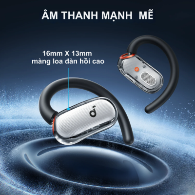 Tai nghe thể thao Anker Soundcore V40i - A3878, thiết kế trong suốt, chống nước IP55, trải nghiệm dễ chịu ấn tượng Tai nghe thể thao Anker Soundcore V40i - A3878, thiết kế trong suốt, chống nước IP55, trải nghiệm dễ chịu ấn tượng