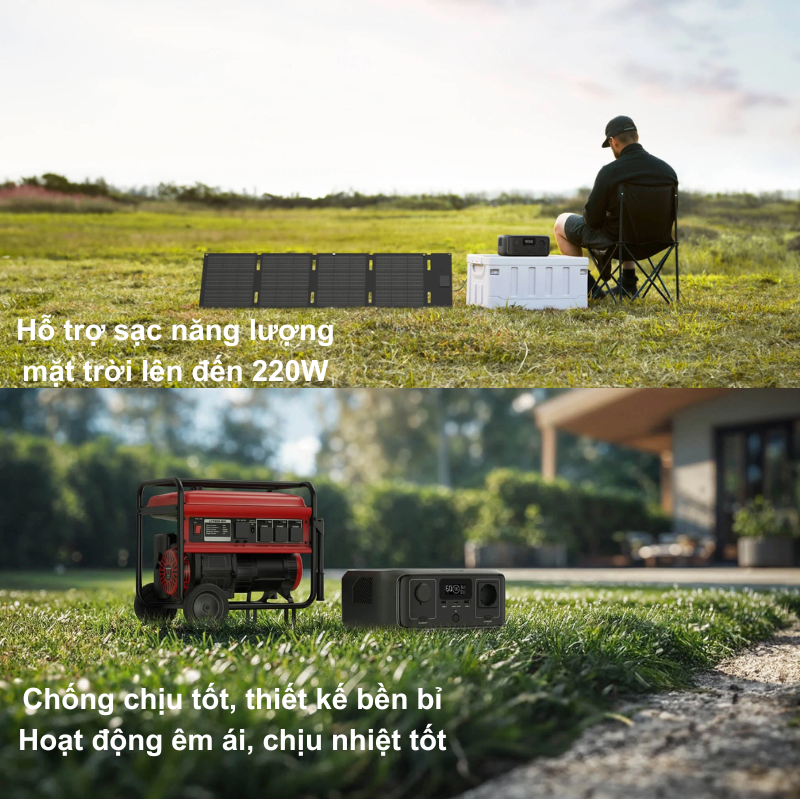 Trạm sạc dự phòng di động EcoFlow RIVER 3 Max – Nguồn điện di động mạnh mẽ cho mọi chuyến đi Trạm sạc dự phòng di động EcoFlow RIVER 3 Max – Nguồn điện di động mạnh mẽ cho mọi chuyến đi - Hình ảnh 2