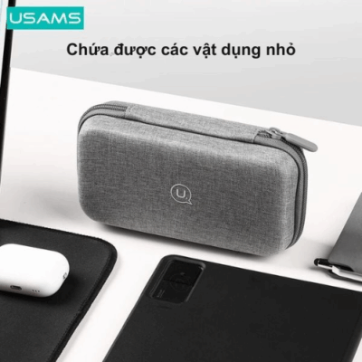 Túi Đựng Phụ Kiện Công Nghệ Đa Năng USAMS ZB263 – Chống Sốc, Kháng Nước, Tổ Chức Gọn Gàng Thiết Bị Điện Tử - Bạn thường xuyên mang theo sạc, cáp, tai nghe hay pin dự phòng nhưng ngại chúng bị lộn xộn, hư hại? USAMS ZB263 chính là giải pháp lý tưởng! Chiếc túi đựng phụ kiện công nghệ đa năng này được thiết kế để bảo vệ tối ưu các thiết bị điện tử nhỏ của bạn. Với chất liệu cao cấp chống sốc và kháng nước, USAMS ZB263 đảm bảo mọi thứ bên trong luôn an toàn trước va đập hay ẩm ướt. Ngăn chứa thông minh giúp bạn tổ chức mọi phụ kiện một cách gọn gàng, dễ tìm. Nhỏ gọn, tiện lợi và bền bỉ, USAMS ZB263 là người bạn đồng hành hoàn hảo cho mọi chuyến đi, từ công tác đến du lịch hay sử dụng hàng ngày.