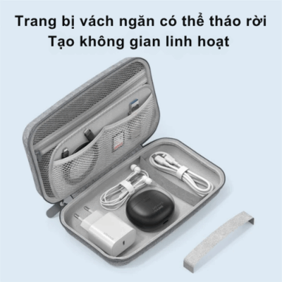 Túi Đựng Phụ Kiện Công Nghệ USAMS ZB290 Portable Storage Bag Chống Thấm Nước, Chống Va Đập, Tiện Lợi Mang Theo - <p>Bạn đang tìm kiếm một giải pháp hoàn hảo để bảo vệ và sắp xếp gọn gàng các phụ kiện công nghệ của mình? USAMS ZB290 chính là lựa chọn lý tưởng! Chiếc túi đựng phụ kiện đa năng này được thiết kế với khả năng chống thấm nước và chống va đập vượt trội, đảm bảo an toàn tuyệt đối cho sạc, cáp, tai nghe, pin dự phòng và nhiều thiết bị khác. Với thiết kế nhỏ gọn, tiện lợi mang theo, USAMS ZB290 giúp bạn dễ dàng tổ chức mọi thứ, không còn tình trạng lộn xộn hay hư hại. Hãy sở hữu ngay USAMS ZB290 để trải nghiệm sự tiện lợi và an tâm trên mọi hành trình!</p>
