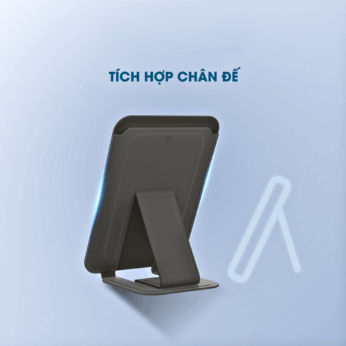 Ví Zagg Essentials Snap Wallet Kickstand - Ví MagSafe đa năng & Chân đế tiện lợi - Hình ảnh 2