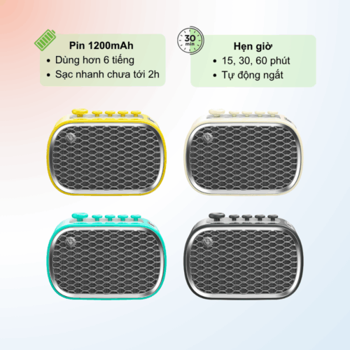 Loa Bluetooth WeKome WD-05 Bass Mạnh Mẽ - Âm Thanh Sống Động - Thiết Kế Hiện Đại - Hình ảnh 6