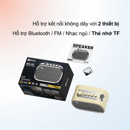 Loa Bluetooth WeKome WD-05 Bass Mạnh Mẽ - Âm Thanh Sống Động - Thiết Kế Hiện Đại - Hình ảnh 7