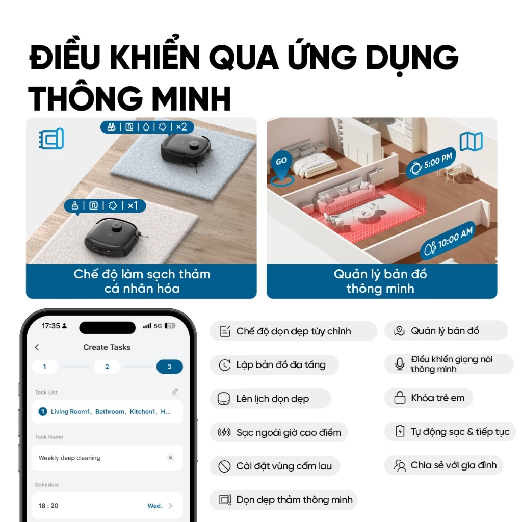 Robot Hút Bụi Lau Sàn Eufy Omni E28 Robot Hút Bụi Lau Sàn Eufy Omni E28 - Hình ảnh 3