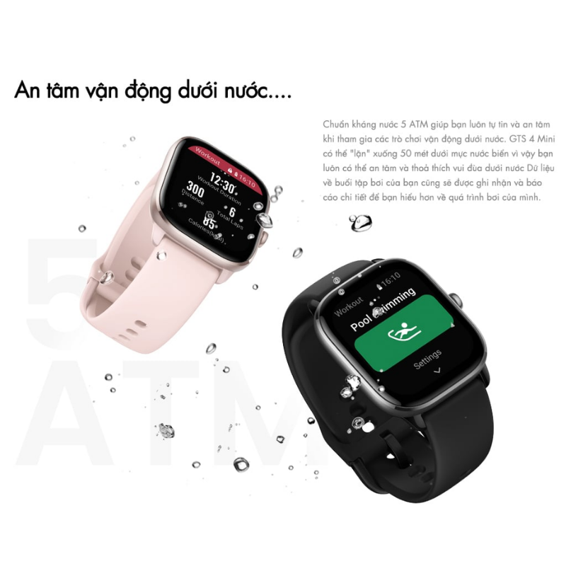 Đồng hồ thông minh Amazfit GTS 4 Mini - Thanh lịch tối giản, hiệu suất tối đa, đồng hành cùng bạn mỗi ngày Đồng hồ thông minh Amazfit GTS 4 Mini - Thanh lịch tối giản, hiệu suất tối đa, đồng hành cùng bạn mỗi ngày - Hình ảnh 11