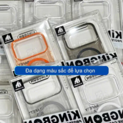 Ốp lưng KINGBON Magsafe Cao Cấp, Bảo Vệ Toàn Diện, Tương Thích Sạc Không Dây kingbon magsafe