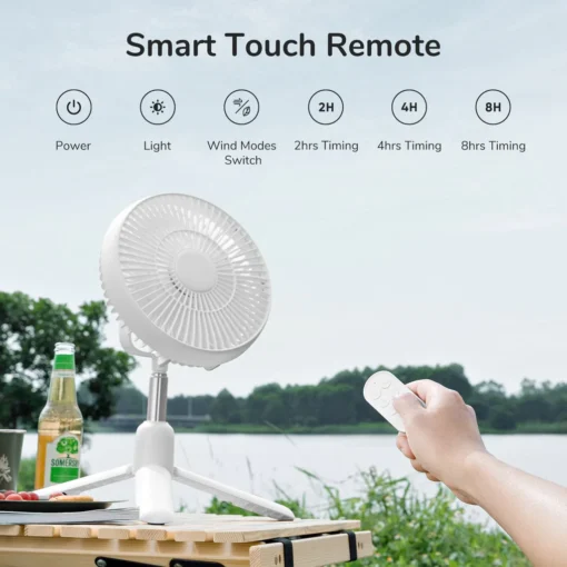 Quạt Cắm Trại Đa Năng JISULIFE FA37 8000mAh