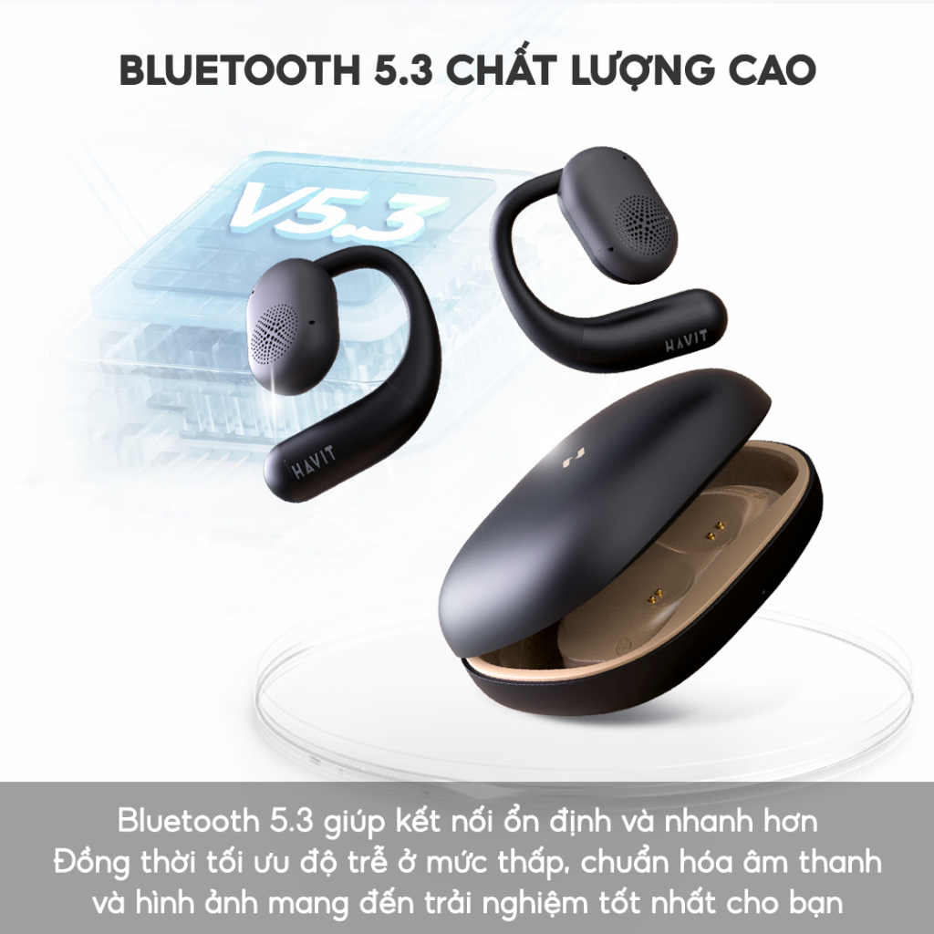 Tai Nghe Open Wireless OWS Fit 1, BT 5.3, Driver 16.2mm, Thiết Kế Open-ear, IPX5, Nghe Đến 21H - Hàng Chính Hãng Tai Nghe Open Wireless OWS Fit 1, BT 5.3, Driver 16.2mm, Thiết Kế Open-ear, IPX5, Nghe Đến 21H - Hàng Chính Hãng - Giải phóng bản thân khỏi sự bí bách và tách biệt của tai nghe truyền thống với <strong>Open Wireless OWS Fit 1</strong>. Được thiết kế dành cho người năng động, sản phẩm sở hữu thiết kế mở (Open-Ear) độc đáo, giúp bạn vừa tận hưởng âm nhạc vừa nhận biết môi trường xung quanh, đảm bảo an toàn tối đa. Trải nghiệm chất âm bùng nổ chưa từng có từ màng loa siêu lớn 16.2mm. Móc tai silicon bám chắc, chống rơi rớt cùng chuẩn chống nước IPX5 giúp bạn tự tin chinh phục mọi buổi tập. Với kết nối Bluetooth 5.3 ổn định và tổng thời lượng pin 21 giờ, <strong>Open Wireless OWS Fit 1</strong> là người bạn đồng hành không thể thiếu cho một lối sống lành mạnh và tự do.
