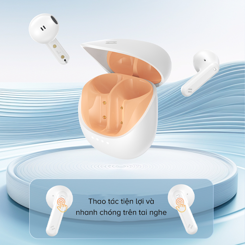 Tai Nghe True Wireless HAVIT TW931, Bluetooth 5.4, Khử Ồn AI, Nghe Đến 6H - Hàng Chính Hãng Tai Nghe True Wireless HAVIT TW931, Bluetooth 5.4, Khử Ồn AI, Nghe Đến 6H - Hàng Chính Hãng - Khám phá sự tự do không dây và giao tiếp rõ ràng với tai nghe True Wireless <strong>HAVIT TW931</strong>. Sản phẩm đi tiên phong với công nghệ kết nối không dây thế hệ mới nhất Bluetooth 5.4, đảm bảo tín hiệu ổn định tuyệt đối và ghép nối tức thì. Công nghệ khử ồn cuộc gọi bằng AI lọc bỏ tạp âm hiệu quả, giúp giọng nói của bạn luôn trong trẻo và chuyên nghiệp trong mọi hoàn cảnh. Tận hưởng đến 26 giờ nghe nhạc cùng hộp sạc nhỏ gọn. Với thiết kế công thái học vừa vặn, mang lại cảm giác đeo thoải mái suốt cả ngày, <strong>HAVIT TW931</strong> là lựa chọn thông minh cho nhu cầu nghe nhạc và đàm thoại hàng ngày của bạn.
