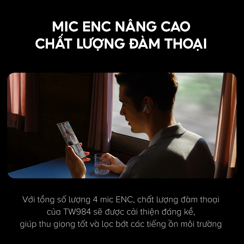 Tai Nghe Chống Ồn HAVIT LIFE NC01T | ANC & 4 Mic ENC, Bluetooth 5.4, Độ Trễ 55ms | Pin 35 Giờ, App Control, Chính Hãng Tai Nghe Chống Ồn HAVIT LIFE NC01T | ANC & 4 Mic ENC, Bluetooth 5.4, Độ Trễ 55ms | Pin 35 Giờ, App Control, Chính Hãng - Làm chủ không gian âm thanh của bạn với tai nghe True Wireless <strong>HAVIT LIFE NC01T</strong>. Đây là cỗ máy công nghệ thực thụ, trang bị khả năng chống ồn kép: ANC chủ động loại bỏ tạp âm môi trường khi nghe nhạc, và 4 mic ENC lọc ồn hiệu quả cho những cuộc gọi trong trẻo. Trải nghiệm kết nối không dây hoàn hảo với Bluetooth 5.4 mới nhất, ổn định và tiết kiệm năng lượng. Chế độ Gaming Mode 55ms mang lại lợi thế chiến thuật trong mọi trận game. Tận hưởng chất âm sống động và thời lượng pin bền bỉ đến 24 giờ. Kết nối với App để tùy chỉnh, <strong>HAVIT LIFE NC01T</strong> là lựa chọn tối thượng cho công việc, giải trí và giao tiếp.