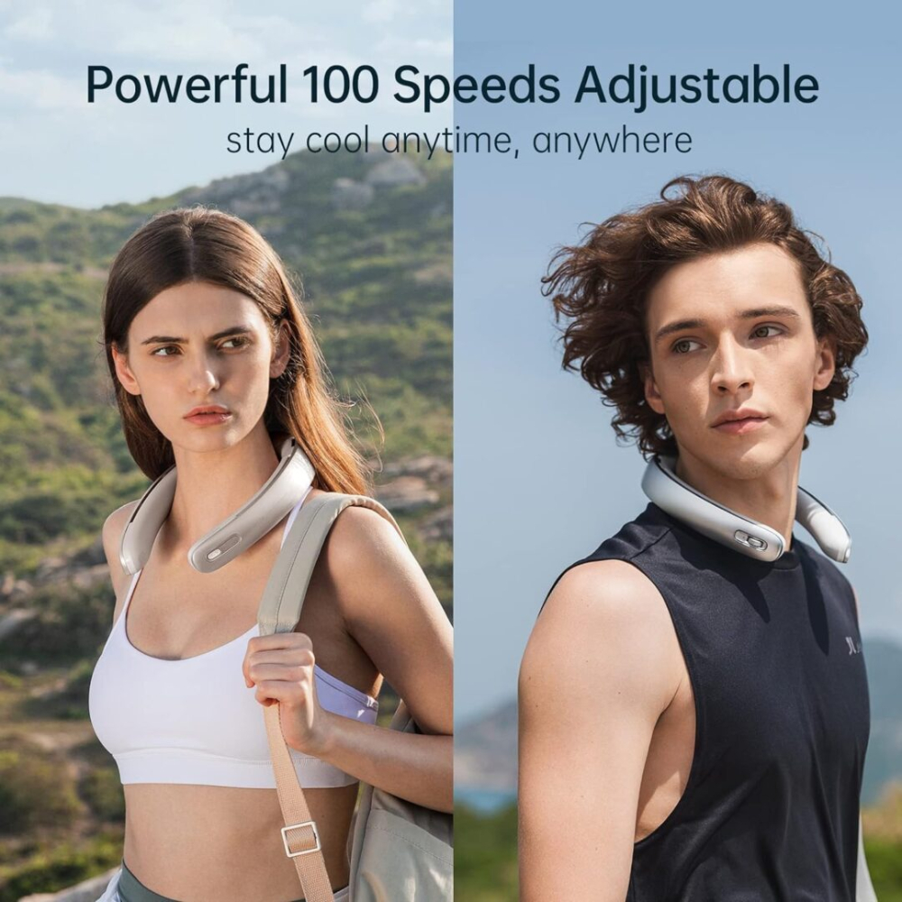 Quạt mini đeo cổ Jisulife NeckFan Pro 1, làm mát 360, pin 5.000mAh, 100 mức gió, màn LED hiển thị - Định nghĩa lại trải nghiệm làm mát cá nhân với <strong>quạt mini đeo cổ Jisulife NeckFan Pro 1</strong>. Đây không chỉ là một chiếc quạt, mà là một thiết bị công nghệ đỉnh cao giúp bạn làm chủ cơn gió. Với khả năng điều chỉnh 100 mức gió độc đáo qua núm vặn vô cực và màn hình LED hiển thị thông minh, bạn có thể cá nhân hóa chính xác luồng gió theo ý muốn. Công nghệ làm mát 360° bao trùm toàn bộ vùng cổ, mang lại cảm giác sảng khoái tức thì. Viên pin "khủng" 5.000mAh đảm bảo hoạt động bền bỉ suốt cả ngày. <strong>Quạt mini đeo cổ Jisulife NeckFan Pro 1</strong> là sự kết hợp hoàn hảo giữa hiệu năng, công nghệ và thiết kế thời thượng.