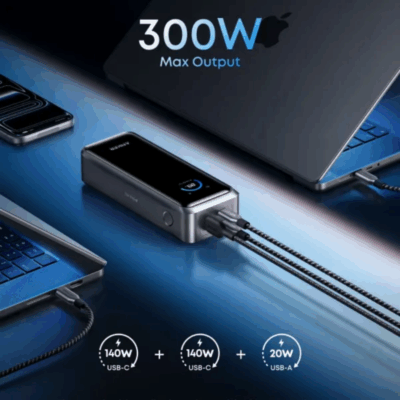 Pin Dự Phòng Anker Prime 26000mAh 300W Siêu Nhanh – Anker Prime A110A Chính Hãng Pin Dự Phòng Anker Prime 26000mAh 300W Siêu Nhanh – Anker Prime A110A Chính Hãng - Đánh thức mọi tiềm năng thiết bị của bạn với <strong>Anker Prime A110A</strong> – biểu tượng mới của sức mạnh và công nghệ sạc nhanh. Với dung lượng khổng lồ 26.000mAh và tổng công suất đầu ra đột phá lên tới 300W, sản phẩm này được thiết kế để sạc siêu tốc cho mọi dòng Laptop hiệu năng cao, MacBook Pro và các thiết bị di động mới nhất. <strong>Anker Prime A110A</strong> sở hữu màn hình kỹ thuật số thông minh, hiển thị chi tiết thông số sạc theo thời gian thực và tích hợp kết nối ứng dụng qua Bluetooth để quản lý pin dễ dàng. Được trang bị hệ thống an toàn ActiveShield 2.0 tiên tiến, <strong>Anker Prime A110A</strong> chính là trạm năng lượng di động tối thượng, đảm bảo bạn luôn sẵn sàng cho mọi thử thách công việc và giải trí dù ở bất cứ đâu.