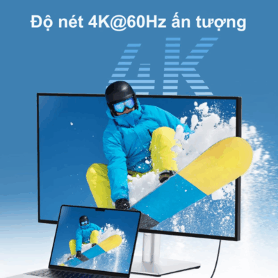 Anker USB C Hub 7in1 A83D2 – Mở rộng kết nối đa năng cho laptop Anker USB C Hub 7in1 A83D2 – Mở rộng kết nối đa năng cho laptop - Biến một cổng USB-C duy nhất trên laptop của bạn thành một trung tâm kết nối đa năng với <strong>Anker USB C Hub</strong> 7in1 A83D2. Cung cấp 7 cổng thiết yếu, bao gồm 2 cổng USB-A (5Gbps), 1 cổng USB-C PD (100W), 1 cổng HDMI (4K@60Hz), và khe cắm thẻ nhớ SD/microSD, chiếc hub này đáp ứng mọi nhu cầu làm việc và giải trí của bạn. Nhỏ gọn, mạnh mẽ và tương thích rộng rãi, <strong>Anker USB C Hub</strong> 7in1 A83D2 giúp tối ưu hóa hiệu suất làm việc mọi lúc mọi nơi. Nâng cấp khả năng kết nối của laptop ngay hôm nay với <strong>Anker USB C Hub</strong> A83D2!