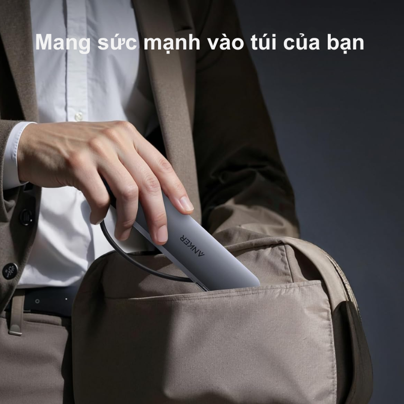 Anker USB C Hub 7in1 A83D2 – Mở rộng kết nối đa năng cho laptop Anker USB C Hub 7in1 A83D2 – Mở rộng kết nối đa năng cho laptop - Hình ảnh 6