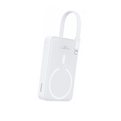 Pin Sạc Dự Phòng Baseus Magnetic Mini Power Bank 10000mAh Sạc Không Dây Từ Tính Tích Hợp Cáp – Chính Hãng