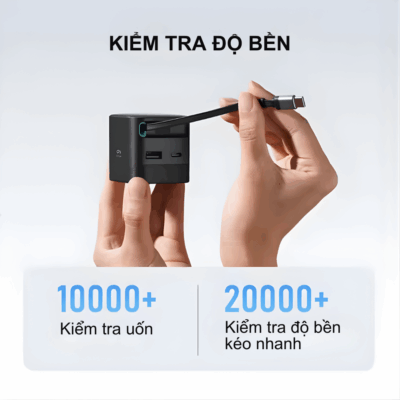 Củ Sạc Nhanh CukTech 67W GaN Charger (AD653W) Củ Sạc Nhanh CukTech 67W GaN Charger (AD653W) - <strong>CukTech 67W GaN Charger</strong> là củ sạc nhanh đa năng sử dụng công nghệ GaN tiên tiến, mang đến công suất sạc lên đến 67W trong một thiết kế nhỏ gọn. Với nhiều cổng sạc (thường là USB-A và Type C), <strong>CukTech 67W GaN Charger</strong> có thể nạp năng lượng hiệu quả cho smartphone, máy tính bảng và cả laptop. Công nghệ GaN giúp giảm kích thước và nhiệt độ hoạt động, đảm bảo hiệu suất sạc tối ưu và an toàn. Đây là lựa chọn lý tưởng cho những ai cần một củ sạc mạnh mẽ, tiện lợi cho mọi nhu cầu di chuyển và sử dụng hàng ngày. Trải nghiệm tốc độ sạc vượt trội với <strong>CukTech 67W GaN Charger</strong>!