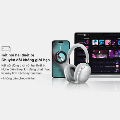 Tai nghe Havit H670BT ANC (Space S1) – Chụp tai Bluetooth chống ồn chủ động cao cấp Tai nghe Havit H670BT ANC (Space S1) – Chụp tai Bluetooth chống ồn chủ động cao cấp - Đắm chìm vào thế giới âm nhạc không giới hạn với Tai nghe Bluetooth chụp tai <strong>Havit H670BT ANC</strong> (Space S1). Tích hợp công nghệ chống ồn chủ động (ANC) hàng đầu, <strong>Havit H670BT ANC</strong> loại bỏ hiệu quả tiếng ồn xung quanh, mang đến không gian riêng tư cho âm nhạc và cuộc gọi của bạn. Với chất lượng âm thanh Hi-Fi mạnh mẽ, kết nối Bluetooth 5.3 ổn định, và thiết kế chụp tai êm ái, <strong>Havit H670BT ANC</strong> là lựa chọn hoàn hảo cho những ai tìm kiếm trải nghiệm nghe nhạc đỉnh cao và sự thoải mái tối đa, dù bạn đang làm việc, học tập hay di chuyển.