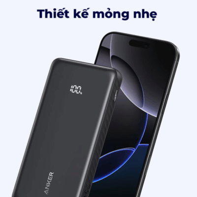 Pin Dự Phòng Anker Zolo 22.5W 10000mAh (Built-In USB-C) - Sạc Nhanh, Tiện Lợi (A110D) Pin Dự Phòng Anker Zolo 22.5W 10000mAh (Built-In USB-C) - Sạc Nhanh, Tiện Lợi (A110D) - Sạc nhanh mọi lúc mọi nơi với Pin Dự Phòng <strong>Anker Zolo</strong> 22.5W 10000mAh A110D tích hợp cáp USB-C tiện lợi. Dung lượng lớn 10000mAh đảm bảo thiết bị của bạn luôn tràn đầy năng lượng, từ điện thoại, máy tính bảng đến các phụ kiện nhỏ khác. Công nghệ sạc nhanh 22.5W giúp rút ngắn thời gian chờ đợi. Thiết kế nhỏ gọn, dễ dàng mang theo, <strong>Anker Zolo</strong> A110D là người bạn đồng hành lý tưởng cho mọi chuyến đi và cuộc sống bận rộn. Trải nghiệm sự tiện ích và hiệu suất vượt trội của <strong>Anker Zolo</strong> ngay hôm nay!