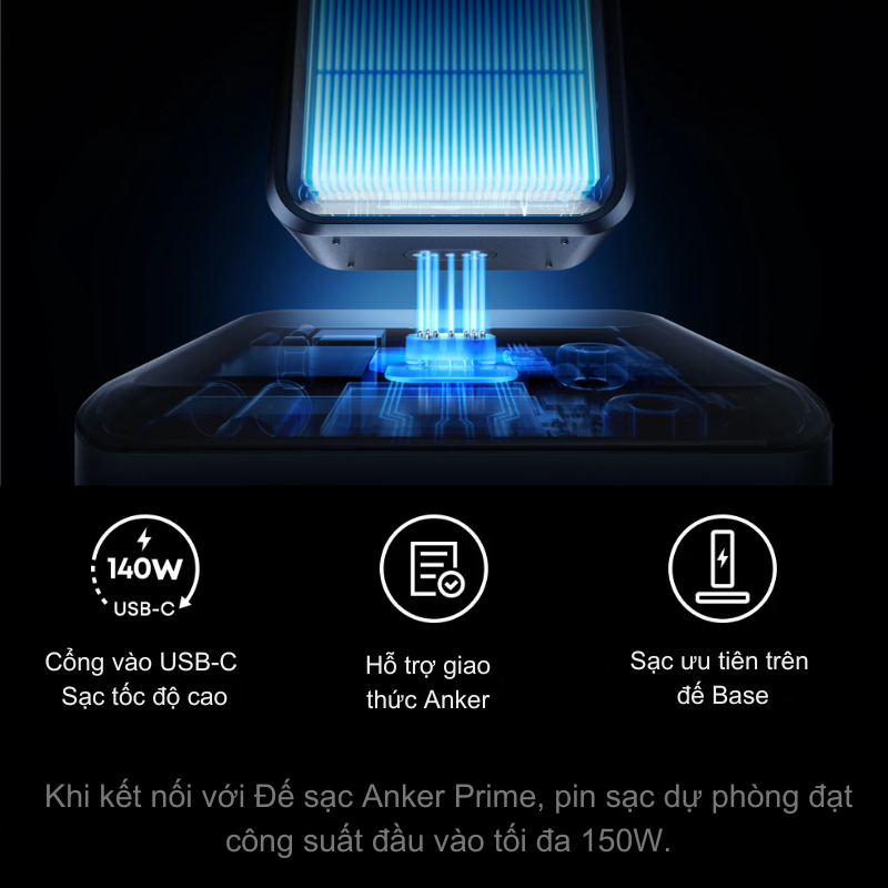 Sạc dự phòng Anker Prime A110A (26000mAh, 300W) – Năng lượng mạnh mẽ, sạc siêu tốc Sạc dự phòng Anker Prime A110A (26000mAh, 300W) – Năng lượng mạnh mẽ, sạc siêu tốc - Hình ảnh 6