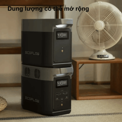 Pin phụ mở rộng EcoFlow DELTA 2 Max (2048Wh) - Tăng gấp đôi công suất, năng lượng không giới hạn Pin phụ mở rộng EcoFlow DELTA 2 Max (2048Wh) - Tăng gấp đôi công suất, năng lượng không giới hạn - Pin phụ mở rộng EcoFlow DELTA 2 Max (E2000) với dung lượng 2048Wh là giải pháp hoàn hảo để tăng cường sức mạnh cho trạm sạc EcoFlow DELTA 2 Max của bạn. Chỉ cần kết nối đơn giản, bạn sẽ ngay lập tức có thêm năng lượng dự trữ, kéo dài thời gian sử dụng thiết bị lên gấp đôi hoặc gấp ba lần. Với pin LFP bền bỉ, thiết kế chắc chắn và tích hợp hoàn hảo, Pin phụ EcoFlow DELTA 2 Max đảm bảo nguồn điện ổn định cho mọi nhu cầu, từ cắm trại, làm việc từ xa đến những tình huống khẩn cấp. Nâng cấp trạm sạc của bạn ngay hôm nay với <strong>EcoFlow Delta 2</strong> để trải nghiệm sự tự do năng lượng tối đa.