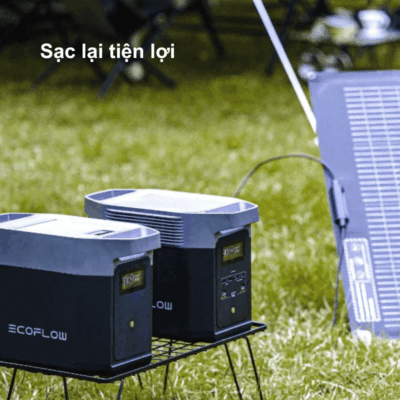 Pin phụ mở rộng EcoFlow DELTA 2 Max (2048Wh) - Tăng gấp đôi công suất, năng lượng không giới hạn Pin phụ mở rộng EcoFlow DELTA 2 Max (2048Wh) - Tăng gấp đôi công suất, năng lượng không giới hạn - Pin phụ mở rộng EcoFlow DELTA 2 Max (E2000) với dung lượng 2048Wh là giải pháp hoàn hảo để tăng cường sức mạnh cho trạm sạc EcoFlow DELTA 2 Max của bạn. Chỉ cần kết nối đơn giản, bạn sẽ ngay lập tức có thêm năng lượng dự trữ, kéo dài thời gian sử dụng thiết bị lên gấp đôi hoặc gấp ba lần. Với pin LFP bền bỉ, thiết kế chắc chắn và tích hợp hoàn hảo, Pin phụ EcoFlow DELTA 2 Max đảm bảo nguồn điện ổn định cho mọi nhu cầu, từ cắm trại, làm việc từ xa đến những tình huống khẩn cấp. Nâng cấp trạm sạc của bạn ngay hôm nay với <strong>EcoFlow Delta 2</strong> để trải nghiệm sự tự do năng lượng tối đa.