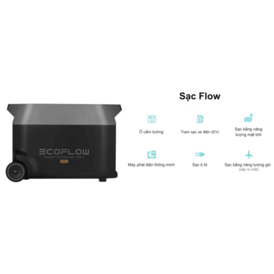 Pin phụ mở rộng EcoFlow DELTA Pro (3600Wh) – Tăng cường dung lượng cho EcoFlow DELTA Pro Pin phụ mở rộng EcoFlow DELTA Pro (3600Wh) – Tăng cường dung lượng cho EcoFlow DELTA Pro - Nâng tầm khả năng lưu trữ năng lượng của trạm sạc <strong>EcoFlow DELTA Pro</strong> với Pin phụ mở rộng 3600Wh. Phụ kiện thiết yếu này được thiết kế để tích hợp liền mạch, giúp bạn nhân đôi hoặc gấp ba dung lượng pin của hệ thống <strong>EcoFlow DELTA Pro</strong> của mình. Với dung lượng bổ sung đáng kể, bạn có thể cấp nguồn cho các thiết bị gia đình, công cụ chuyên nghiệp hoặc sử dụng trong những chuyến đi dài ngày mà không lo hết điện. <strong>EcoFlow DELTA Pro</strong> Add-on Battery là giải pháp hoàn hảo để đạt được sự tự chủ năng lượng tối đa. Đừng giới hạn bản thân, hãy mở rộng khả năng của <strong>EcoFlow DELTA Pro</strong> ngay hôm nay!