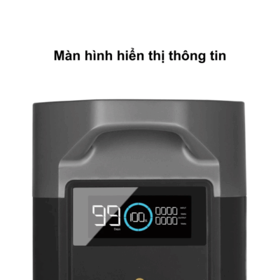 Pin phụ mở rộng EcoFlow DELTA Pro (3600Wh) – Tăng cường dung lượng cho EcoFlow DELTA Pro Pin phụ mở rộng EcoFlow DELTA Pro (3600Wh) – Tăng cường dung lượng cho EcoFlow DELTA Pro - Nâng tầm khả năng lưu trữ năng lượng của trạm sạc <strong>EcoFlow DELTA Pro</strong> với Pin phụ mở rộng 3600Wh. Phụ kiện thiết yếu này được thiết kế để tích hợp liền mạch, giúp bạn nhân đôi hoặc gấp ba dung lượng pin của hệ thống <strong>EcoFlow DELTA Pro</strong> của mình. Với dung lượng bổ sung đáng kể, bạn có thể cấp nguồn cho các thiết bị gia đình, công cụ chuyên nghiệp hoặc sử dụng trong những chuyến đi dài ngày mà không lo hết điện. <strong>EcoFlow DELTA Pro</strong> Add-on Battery là giải pháp hoàn hảo để đạt được sự tự chủ năng lượng tối đa. Đừng giới hạn bản thân, hãy mở rộng khả năng của <strong>EcoFlow DELTA Pro</strong> ngay hôm nay!