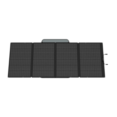 Tấm pin năng lượng mặt trời EcoFlow 400W - Hiệu Suất Cao, Gấp Gọn Tiện Lợi Cho Mọi Nhu Cầu Năng Lượng Tấm pin năng lượng mặt trời EcoFlow 400W - Hiệu Suất Cao, Gấp Gọn Tiện Lợi Cho Mọi Nhu Cầu Năng Lượng - <strong>Tấm pin năng lượng mặt trời EcoFlow 400W</strong> là giải pháp lý tưởng để tạo ra nguồn điện sạch, hiệu quả và di động. Với công suất 400W mạnh mẽ, sản phẩm này thích hợp cho việc cắm trại, sử dụng trong xe RV, các hoạt động ngoài trời, hoặc làm nguồn dự phòng khẩn cấp. <strong>Tấm pin năng lượng mặt trời EcoFlow 400W</strong> nổi bật với thiết kế có thể gấp gọn, khả năng chống chịu thời tiết tốt và hiệu suất chuyển đổi quang điện cao. Dễ dàng thiết lập và tương thích hoàn hảo với các trạm điện EcoFlow, đây là lựa chọn tối ưu cho những ai cần sự linh hoạt và độc lập về năng lượng.