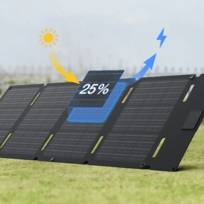 Tấm pin năng lượng mặt trời EcoFlow 60W – Nhỏ Gọn, Tiện Lợi Cho Mọi Hành Trình Tấm pin năng lượng mặt trời EcoFlow 60W – Nhỏ Gọn, Tiện Lợi Cho Mọi Hành Trình - Khám phá sự tự do năng lượng với <strong>Tấm pin năng lượng mặt trời EcoFlow 60W</strong>, giải pháp lý tưởng cho các nhu cầu năng lượng di động cơ bản. Với thiết kế siêu nhỏ gọn và trọng lượng cực nhẹ, tấm pin này là người bạn đồng hành hoàn hảo cho những chuyến đi dã ngoại, cắm trại ngắn ngày hoặc sử dụng khẩn cấp. <strong>Tấm pin năng lượng mặt trời EcoFlow</strong> dễ dàng gập gọn và mang theo, cung cấp nguồn điện sạch mọi lúc mọi nơi. Tích hợp công nghệ tế bào đơn tinh thể, sản phẩm đảm bảo hiệu suất chuyển đổi cao, giúp bạn sạc các trạm điện di động EcoFlow nhỏ hơn và các thiết bị điện tử cá nhân một cách hiệu quả. Chọn <strong>Tấm pin năng lượng mặt trời EcoFlow 60W</strong> để trải nghiệm sự tiện lợi tối đa.