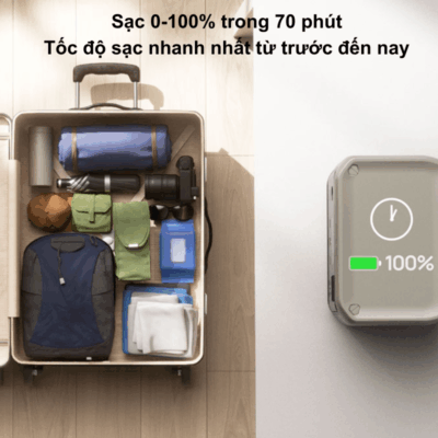 Trạm sạc dự phòng di động EcoFlow RIVER 2 Max (512Wh) - Năng lượng di động mạnh mẽ, tiện lợi và bền bỉ Trạm sạc dự phòng di động EcoFlow RIVER 2 Max (512Wh) - Năng lượng di động mạnh mẽ, tiện lợi và bền bỉ - Trải nghiệm nguồn năng lượng di động đáng tin cậy với Trạm sạc dự phòng EcoFlow RIVER 2 Max (512Wh). Với dung lượng 512Wh và công suất đầu ra AC 500W (X-Boost lên 1000W), thiết bị này lý tưởng để cấp nguồn cho laptop, tủ lạnh mini, đèn chiếu sáng và nhiều thiết bị khác. Pin LiFePO4 siêu bền, sạc đầy chỉ trong 60 phút, và thiết kế gọn nhẹ, <strong>EcoFlow River 2</strong> Max là giải pháp năng lượng hoàn hảo cho các chuyến cắm trại, làm việc từ xa, các hoạt động ngoài trời hay dự phòng khẩn cấp, đảm bảo bạn luôn có năng lượng dồi dào mọi lúc, mọi nơi.