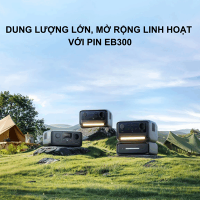 Trạm sạc dự phòng di động EcoFlow RIVER 3 Max (572Wh 600W) - Năng lượng tối ưu cho mọi hành trình Trạm sạc dự phòng di động EcoFlow RIVER 3 Max (572Wh 600W) - Năng lượng tối ưu cho mọi hành trình - <span class="ng-star-inserted">Trải nghiệm nguồn năng lượng di động vượt trội với Trạm sạc dự phòng di động EcoFlow RIVER 3 Max (572Wh 600W). Với dung lượng 572Wh và công suất đầu ra 600W (có thể tăng lên 1200W với X-Boost), thiết bị này là giải pháp lý tưởng để cấp nguồn cho hầu hết các thiết bị của bạn, từ điện thoại, laptop đến các thiết bị gia dụng nhỏ và công cụ điện. Khả năng sạc siêu nhanh X-Stream, thiết kế bền bỉ và di động, </span><strong class="ng-star-inserted"><span class="ng-star-inserted">EcoFlow River 3</span></strong><span class="ng-star-inserted"> Max đảm bảo bạn luôn có đủ năng lượng cho cắm trại, làm việc từ xa hay ứng phó khẩn cấp.</span>