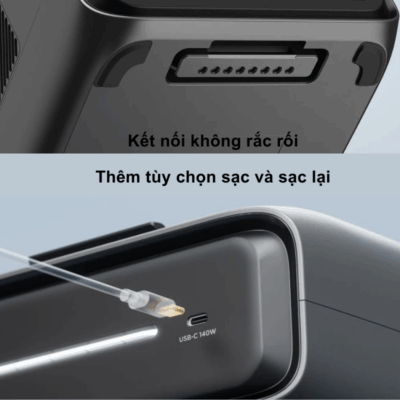 Trạm sạc dự phòng di động EcoFlow RIVER 3 Max Plus (858Wh 600W) - Năng lượng vượt trội, sẵn sàng cho mọi cuộc phiêu lưu Trạm sạc dự phòng di động EcoFlow RIVER 3 Max Plus (858Wh 600W) - Năng lượng vượt trội, sẵn sàng cho mọi cuộc phiêu lưu - Trải nghiệm nguồn năng lượng di động tối ưu với Trạm sạc dự phòng di động EcoFlow RIVER 3 Max Plus (858Wh 600W). Với dung lượng 858Wh và công suất đầu ra 600W (có thể tăng lên 1200W với X-Boost), thiết bị này là giải pháp hoàn hảo để cấp nguồn cho hầu hết các thiết bị của bạn, từ điện thoại, laptop đến các thiết bị gia dụng nhỏ và công cụ điện. Khả năng sạc siêu nhanh X-Stream, thiết kế bền bỉ và di động, <strong>EcoFlow River 3 Max Plus</strong> đảm bảo bạn luôn có đủ năng lượng cho cắm trại, làm việc từ xa hay ứng phó khẩn cấp.