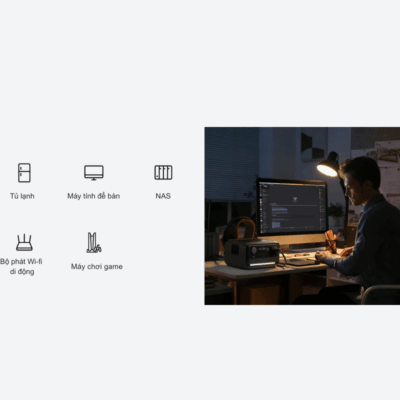 Trạm sạc dự phòng di động EcoFlow RIVER 3 Max Plus (858Wh 600W) - Năng lượng vượt trội, sẵn sàng cho mọi cuộc phiêu lưu Trạm sạc dự phòng di động EcoFlow RIVER 3 Max Plus (858Wh 600W) - Năng lượng vượt trội, sẵn sàng cho mọi cuộc phiêu lưu - Trải nghiệm nguồn năng lượng di động tối ưu với Trạm sạc dự phòng di động EcoFlow RIVER 3 Max Plus (858Wh 600W). Với dung lượng 858Wh và công suất đầu ra 600W (có thể tăng lên 1200W với X-Boost), thiết bị này là giải pháp hoàn hảo để cấp nguồn cho hầu hết các thiết bị của bạn, từ điện thoại, laptop đến các thiết bị gia dụng nhỏ và công cụ điện. Khả năng sạc siêu nhanh X-Stream, thiết kế bền bỉ và di động, <strong>EcoFlow River 3 Max Plus</strong> đảm bảo bạn luôn có đủ năng lượng cho cắm trại, làm việc từ xa hay ứng phó khẩn cấp.