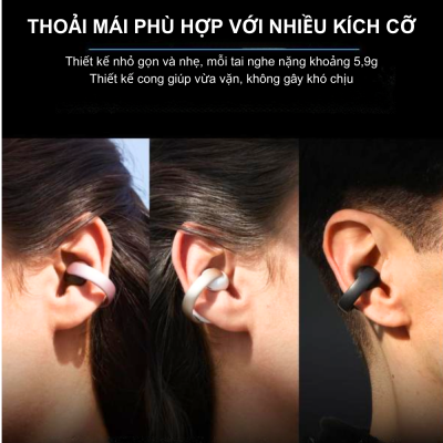 Tai nghe thể thao Anker Soundcore AeroClip A3388 - Thiết Kế Kẹp Tai Thoải Mái, Chống Nước IPX4, Âm Bass Mạnh Mẽ Tai nghe thể thao Anker Soundcore AeroClip A3388 - Thiết Kế Kẹp Tai Thoải Mái, Chống Nước IPX4, Âm Bass Mạnh Mẽ