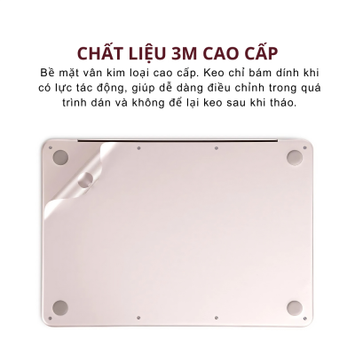 Bộ Dán Full Skin 5in1 JRC Cho Macbook Neo 13" – Bảo Vệ Toàn Diện, Chất Liệu 3M Cao Cấp, Màu Sắc Thời Thượng Bộ Dán Full Skin 5in1 JRC Cho Macbook Neo 13" – Bảo Vệ Toàn Diện, Chất Liệu 3M Cao Cấp, Màu Sắc Thời Thượng - <strong>Bộ Dán Full Skin 5in1 JRC</strong> là phụ kiện bảo vệ tối ưu dành riêng cho dòng MacBook Neo 13 inch, giúp thiết bị của bạn luôn giữ được vẻ đẹp nguyên bản và tránh xa những vết trầy xước không đáng có. Được sản xuất từ chất liệu 3M Controltac cao cấp, <strong>Bộ Dán Full Skin 5in1 JRC</strong> mang lại khả năng thoát nhiệt tốt, không để lại keo thừa khi bóc bỏ và cực kỳ dễ dàng thao tác tại nhà. Bộ sản phẩm bao gồm 5 miếng dán chuyên dụng: dán mặt trên, mặt dưới, phần kê tay, Trackpad và cả miếng dán bảo vệ màn hình. Với các tùy chọn màu sắc tinh tế như Silver, Indigo, Citrus và Blush, <strong>Bộ Dán Full Skin 5in1 JRC</strong> không chỉ là lớp màng bảo vệ mà còn là món phụ kiện thời trang, nâng tầm đẳng cấp cho chiếc MacBook của bạn. Hãy trang bị ngay hôm nay để bảo vệ giá trị chiếc máy tính một cách hoàn hảo nhất.