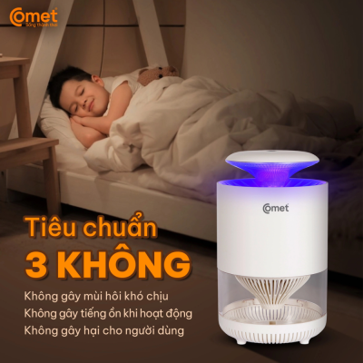 Đèn Diệt Côn Trùng Comet CM078 – Công Suất 3W, Diệt Muỗi Hiệu Quả, An Toàn Tuyệt Đối Đèn Diệt Côn Trùng Comet CM078 – Công Suất 3W, Diệt Muỗi Hiệu Quả, An Toàn Tuyệt Đối - Đèn diệt côn trùng <strong>CM078</strong> đến từ thương hiệu Comet là giải pháp bảo vệ sức khỏe gia đình một cách toàn diện và an toàn. Với thiết kế hiện đại, nhỏ gọn, sản phẩm <strong>CM078</strong> dễ dàng bố trí tại phòng ngủ, phòng khách hay nhà bếp để loại bỏ muỗi và các loại côn trùng gây hại. Đèn hoạt động dựa trên nguyên lý thu hút côn trùng bằng ánh sáng chuyên dụng và tiêu diệt chúng bằng lưới điện công suất 3W, đảm bảo không gây tiếng ồn lớn và cực kỳ tiết kiệm điện năng. Khác với các loại hóa chất xịt muỗi, <strong>CM078</strong> không phát ra mùi độc hại, an toàn tuyệt đối cho trẻ nhỏ và người cao tuổi. Sử dụng nguồn điện 220V phổ biến, đèn diệt côn trùng <strong>CM078</strong> chính là sự đầu tư thông minh để ngăn ngừa các bệnh truyền nhiễm như sốt xuất huyết hay Zika trong không gian sống của bạn.