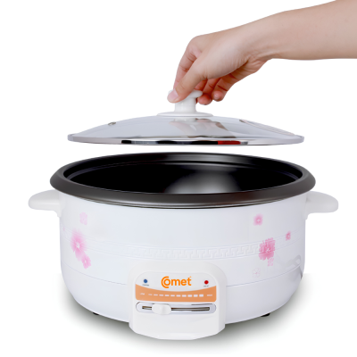 Nồi Lẩu Điện Comet CM7731 - Dung Tích 3.5 Lít, Công Suất 1300W, Đa Năng Tiện Lợi CM7731