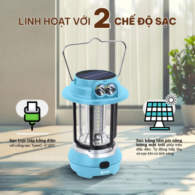 Đèn Sạc Led Comet CRL3403S -Công Suất 9W, Pin Lithium 1200mAh, Ánh Sáng Bền Bỉ, Tiện Lợi Cho Mọi Không Gian Đèn Sạc Led Comet CRL3403S -Công Suất 9W, Pin Lithium 1200mAh, Ánh Sáng Bền Bỉ, Tiện Lợi Cho Mọi Không Gian - Bạn đang tìm kiếm một thiết bị chiếu sáng di động thông minh, thiết kế hiện đại và thời gian sử dụng lâu dài cho gia đình? Đèn sạc led Comet chính là sự lựa chọn hoàn hảo dành cho bạn. Được trang bị công suất 9W mạnh mẽ cùng viên pin Lithium dung tích 1200mAh chất lượng cao, sản phẩm mang đến nguồn ánh sáng ổn định, liên tục từ 4 đến 8 giờ. Điểm nổi bật của <strong>CRL3403S</strong> nằm ở thiết kế nhỏ gọn với kích thước D120 x H180 mm, điện áp sạc an toàn 5VDC = 2.1A (max) và thời gian sạc nhanh chóng chỉ từ 4 đến 5 giờ. Đèn sạc sẽ là người bạn đồng hành tin cậy trong các tình huống mất điện hoặc khi cần ánh sáng di động.