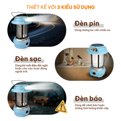 Đèn Sạc Led Comet CRL3403S -Công Suất 9W, Pin Lithium 1200mAh, Ánh Sáng Bền Bỉ, Tiện Lợi Cho Mọi Không Gian Đèn Sạc Led Comet CRL3403S -Công Suất 9W, Pin Lithium 1200mAh, Ánh Sáng Bền Bỉ, Tiện Lợi Cho Mọi Không Gian - Bạn đang tìm kiếm một thiết bị chiếu sáng di động thông minh, thiết kế hiện đại và thời gian sử dụng lâu dài cho gia đình? Đèn sạc led Comet chính là sự lựa chọn hoàn hảo dành cho bạn. Được trang bị công suất 9W mạnh mẽ cùng viên pin Lithium dung tích 1200mAh chất lượng cao, sản phẩm mang đến nguồn ánh sáng ổn định, liên tục từ 4 đến 8 giờ. Điểm nổi bật của <strong>CRL3403S</strong> nằm ở thiết kế nhỏ gọn với kích thước D120 x H180 mm, điện áp sạc an toàn 5VDC = 2.1A (max) và thời gian sạc nhanh chóng chỉ từ 4 đến 5 giờ. Đèn sạc sẽ là người bạn đồng hành tin cậy trong các tình huống mất điện hoặc khi cần ánh sáng di động.