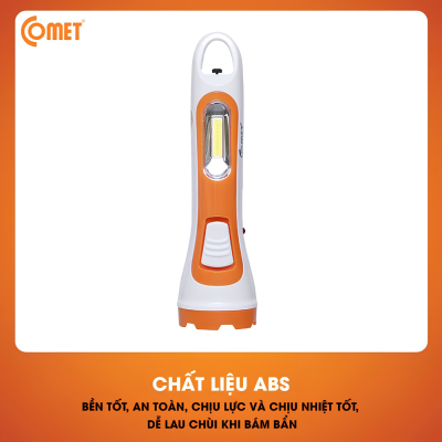Đèn Pin Sạc Led Comet CRT453 - Công Suất 2W, Pin Lead-Acid 4V 400mAh, Nhỏ Gọn, Bền Bỉ Đèn Pin Sạc Led Comet CRT453 - Công Suất 2W, Pin Lead-Acid 4V 400mAh, Nhỏ Gọn, Bền Bỉ - Bạn đang tìm kiếm một chiếc đèn pin sạc nhỏ gọn, tiện lợi và đáng tin cậy để mang theo bên mình hoặc dự phòng khi mất điện? Đèn pin sạc led Comet <strong>CRT453</strong> chính là sự lựa chọn hoàn hảo dành cho bạn. Sở hữu công suất 2W chiếu sáng mạnh mẽ kết hợp viên pin Lead-Acid 4V 400mAh chất lượng cao, sản phẩm mang lại nguồn ánh sáng ổn định và an toàn. Điểm cộng của <strong>CRT453</strong> nằm ở thiết kế vô cùng nhỏ gọn với kích thước chỉ 5 x 18 x 5 (cm), dễ dàng cất giữ trong balo hay ngăn tủ. Hoạt động với điện áp 220V - 50Hz thông dụng, đèn pin là thiết bị thiết yếu giúp bạn luôn chủ động trong mọi tình huống tối tăm.