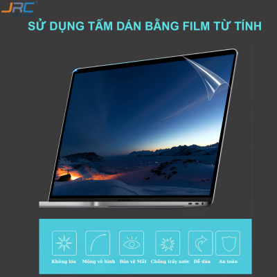 Dán Màn Hình Từ Tính Trong Suốt JRC MacBook Neo/Air/Pro (M1-M5) 13/14/16 inch – Chống Hằn Phím, Không Dùng Keo Dán Màn Hình Từ Tính Trong Suốt JRC MacBook Neo/Air/Pro (M1-M5) 13/14/16 inch – Chống Hằn Phím, Không Dùng Keo - <strong>Dán Màn Hình Từ Tính Trong Suốt JRC</strong> là phụ kiện cao cấp không thể thiếu cho người dùng MacBook Air và Pro từ chip M1 đến M5. Điểm khác biệt lớn nhất của sản phẩm chính là cơ chế hít từ tính hiện đại, hoàn toàn không sử dụng keo dán, giúp bạn tháo lắp dễ dàng trong tích tắc mà không để lại bất kỳ vết bẩn nào trên màn hình. Với độ trong suốt tuyệt đối, <strong>Dán Màn Hình Từ Tính Trong Suốt JRC</strong> bảo toàn trọn vẹn chất lượng hiển thị sắc nét của màn hình Retina. Sản phẩm không chỉ bảo vệ bề mặt màn hình khỏi trầy xước, bụi bẩn mà còn đóng vai trò quan trọng trong việc hạn chế tình trạng hằn phím lên màn hình – một lỗi phổ biến trên các dòng laptop siêu mỏng. Thiết kế siêu mỏng, tinh tế của <strong>Dán Màn Hình Từ Tính Trong Suốt JRC</strong> đảm bảo máy vẫn đóng khít hoàn toàn, mang lại sự an tâm tuyệt đối cho chiếc MacBook giá trị của bạn.