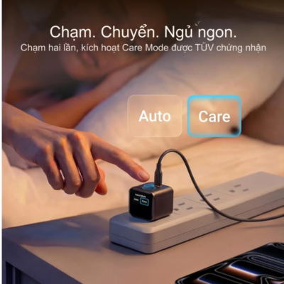 Sạc Nhanh Anker 45W Smart GaN - A121D | Màn Hình LED Hiển Thị Công Suất, ActiveShield 3.0, Chân Gập Linh Hoạt - Sạc nhanh <strong>Anker A121D</strong> là giải pháp năng lượng hoàn hảo cho các thiết bị di động hiện đại. Với công suất lên đến 45W và công nghệ Smart GaN tiên tiến, <strong>Anker A121D</strong> không chỉ mang lại tốc độ sạc vượt trội mà còn đảm bảo an toàn tối đa cho thiết bị của bạn. Thiết kế siêu nhỏ gọn, nhỏ hơn 30% so với các dòng sạc thông thường, giúp <strong>Anker A121D</strong> dễ dàng đồng hành cùng bạn trong mọi chuyến đi. Sản phẩm hỗ trợ chuẩn sạc nhanh PD (Power Delivery) và PPS, tương thích hoàn hảo với iPhone, Samsung S23/S24 series, iPad và các dòng laptop văn phòng sử dụng cổng Type-C. Đừng bỏ lỡ cơ hội sở hữu <strong>Anker A121D</strong> để trải nghiệm sự tiện lợi và mạnh mẽ trong một thiết bị nhỏ bé nhưng đầy uy lực.
