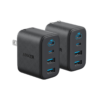 Củ Sạc Nhanh Anker Zolo A121E 50W 4 Cổng (2 USB-C, 2 USB-A) – Công Nghệ GaN Siêu Nhỏ Gọn, An Toàn Tuyệt Đối Củ Sạc Nhanh Anker Zolo A121E 50W 4 Cổng (2 USB-C, 2 USB-A) – Công Nghệ GaN Siêu Nhỏ Gọn, An Toàn Tuyệt Đối - Sạc nhanh <strong>Anker A121D</strong> là giải pháp năng lượng hoàn hảo cho các thiết bị di động hiện đại. Với công suất lên đến 45W và công nghệ Smart GaN tiên tiến, <strong>Anker A121D</strong> không chỉ mang lại tốc độ sạc vượt trội mà còn đảm bảo an toàn tối đa cho thiết bị của bạn. Thiết kế siêu nhỏ gọn, nhỏ hơn 30% so với các dòng sạc thông thường, giúp <strong>Anker A121D</strong> dễ dàng đồng hành cùng bạn trong mọi chuyến đi. Sản phẩm hỗ trợ chuẩn sạc nhanh PD (Power Delivery) và PPS, tương thích hoàn hảo với iPhone, Samsung S23/S24 series, iPad và các dòng laptop văn phòng sử dụng cổng Type-C. Đừng bỏ lỡ cơ hội sở hữu <strong>Anker A121D</strong> để trải nghiệm sự tiện lợi và mạnh mẽ trong một thiết bị nhỏ bé nhưng đầy uy lực.